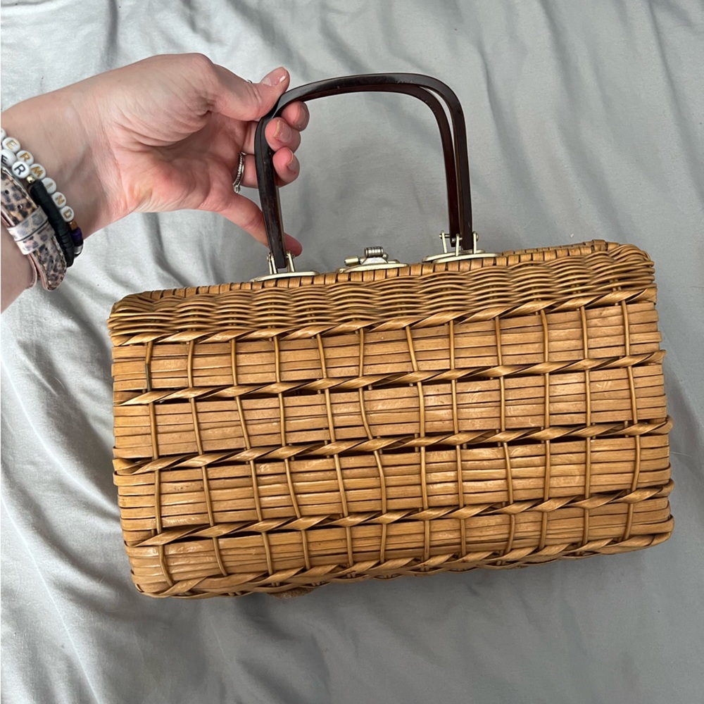 Vintage woven bag.